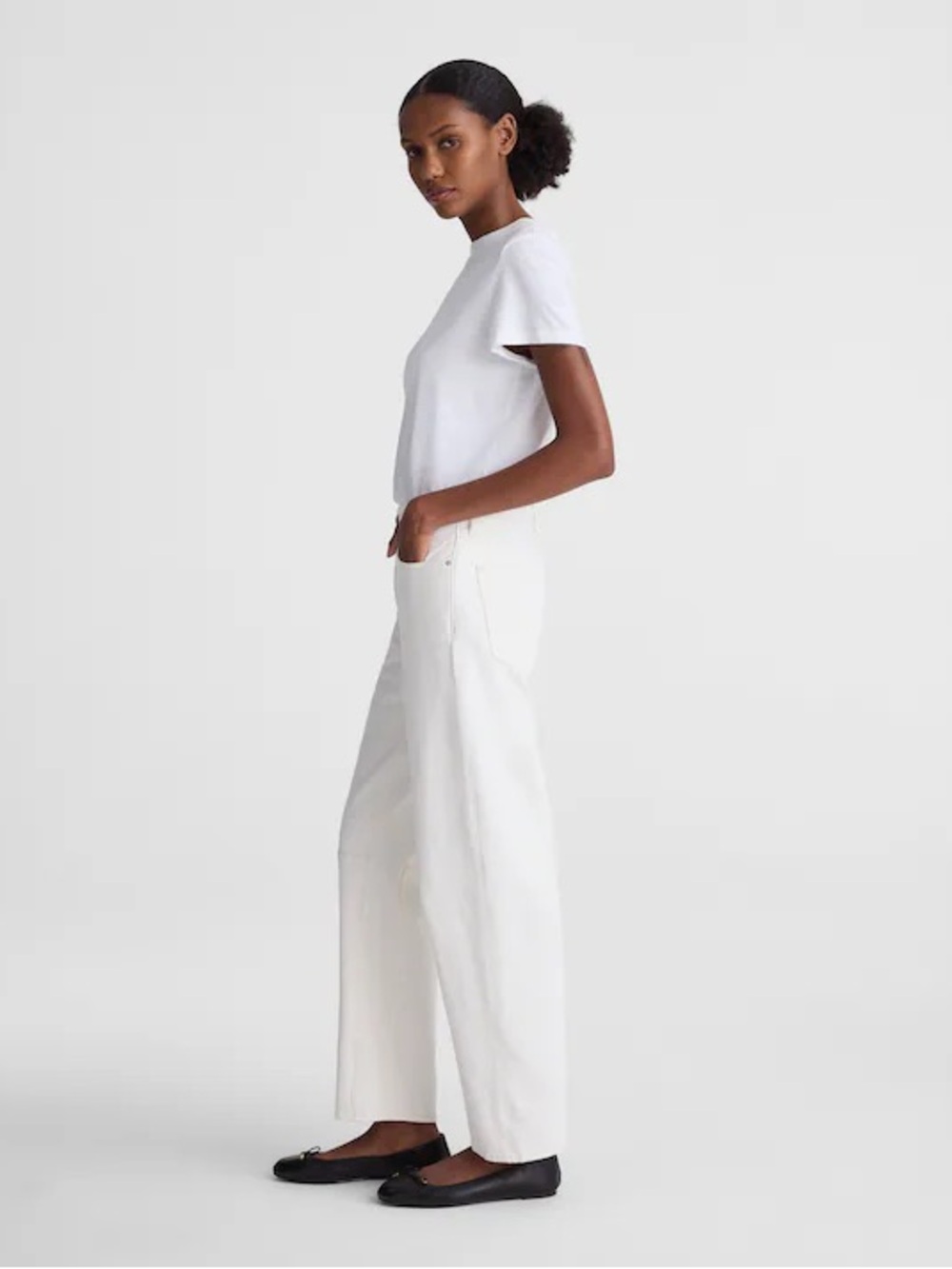 Madewell The Darted Barrel-Leg Jean